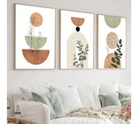 KEMEIQI Affiche botanique moderne de style bohème abstrait, décoration murale (50 x 70 x 3 cm, sans cadre)
