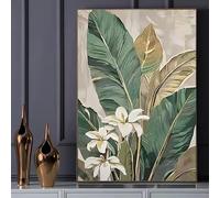 KEMEIQI Impression sur toile, motif abstrait moderne d'arbre doré, pour la décoration murale du salon, décoration intérieure élégante, art mural sur toile (40 x 60 cm)