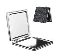 KemEng Cadeaux pour Professeur de mathématiques, Miroir de Maquillage de Voyage Miroir de Poche Portable Miroir de vanité grossissant Double Face