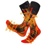 KEMIMOTO Chaussettes chauffantes pour Homme et Femme, Chauffage des Pieds complets et des Orteils, contrôle par Application, Chaussettes Thermiques lavables Chaudes