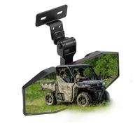 KEMIMOTO Rear View Mirror Compatible with CFMOTO Uforce 1000/1000 XL, Uforce Center Mirror Rearview Mirror Replace 2019 2020 2021 2022 2023 2024 Accessories 2 Different Heights Adjustable Rear Mirror