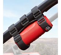 Kemimoto Support de Haut-Parleur UTV, Support réglable à 2 Sangles Compatible avec UTV Polaris RZR Can Am Kawasaki Bike Speaker Water Bottle Mount, Compatible avec JBL Pulse Charge 3