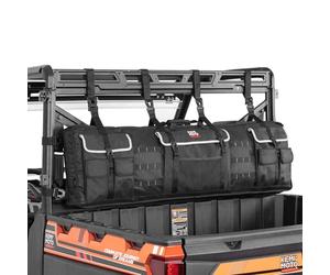 KEMIMOTO UTV Double sac à outils, porte-outils de chasse, étui de transport | S'adapte à la plupart des cages à rouleaux UTV, sac de rangement, résistant à l'eau, compatible avec Polaris Ranger Mule
