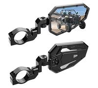 KEMIMOTO UTV Rétroviseurs latéraux en aluminium billette pour pare-brise, compatibles avec arceau de 4,7 à 5,1 cm, compatibles avec Polaris RZR Turbo XP1000 Can Am Talon Kawasaki