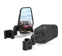 KEMIMOTO UTV Side Mirrors, UTV Rearview Mirrors Compatible with Pro-Fit Polaris Ranger General Can-Am Defender Maverick Trail, 3-axis Rotation Breakaway Rear View Accessories