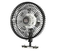 KEMIMOTO Ventilateur magnétique pour chariot de golf avec 3 modes d'éclairage et 6 vitesses, ventilateur à piles pour chariot de golf, chariot élévateur, compatible avec EZGO Valor RXV Club Car