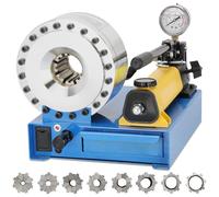 Kemndln® Kit Presse Hydraulique Professionnelle pour Tuyaux | Force 2000kN | 8 Matrices(10-30mm²)pour R1/R2 de 1/4" à 1" | Pince à Sertir pour Réparation Auto Agricole et Industrie | Certification CE.