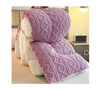 KemNet Cachemire RéVersible Couette, Couette Double Plume d'oie Édredon, couvertures d'hiver épaisses et Chaudes, Super Doux, pour La Maison,C,180×220cm(3kg) [Classe énergétique A]