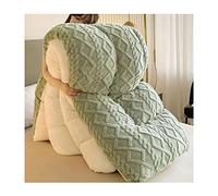KemNet Cachemire RéVersible Couette, Couette Double Plume d'oie Édredon, couvertures d'hiver épaisses et Chaudes, Super Doux, pour La Maison,C,180×220cm(3kg) [Classe énergétique A]