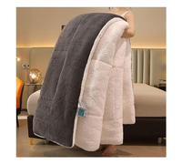 KemNet Couette Double Chaude Gonflant Édredon, Cachemire d'agneau Épais, Couverture Isolante éPaisse Super Douce, Couette 2 Personne Laine Luxueuse Anti-Allergique,E,220x240cm (5kg)