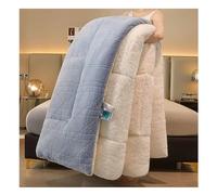 KemNet Couette Double Chaude Gonflant Édredon, Cachemire d'agneau Épais, Couverture Isolante éPaisse Super Douce, Couette 2 Personne Laine Luxueuse Anti-Allergique,E,220x240cm (5kg)