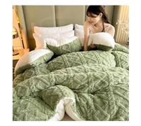 KemNet ÉDredon Chaude en Hiver, Couette Double Chaude Gonflant Édredon, Couettes d'hiver en Tissu Velours d'agneau, Anti Allergène Couette, Super Doux, Chaud et Confortable,220x240cm/5kg