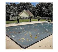 KemNet Filet À Feuilles pour Piscine, 5 X 10 M Bâche D'hivernage pour Piscine, Bâche rectangulaire en Maille pour Garder Les Feuilles à Distance, en Polyéthylène, Résistant, Maille Fine