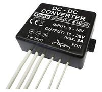 Convertisseur tension continue (kit monté) Kemo M029 Tension d'entrée (plage): 6 - 14 V/DC Tension de sortie (gamme): 11 - 26 V/DC