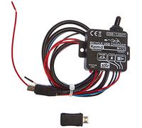 Kemo M172 Régulateur de Charge pour vélo USB (Mini B) Fonctionne avec GPS, PDA, lecteurs MP3 Tension d'entrée 6 V/AC avec indicateur LED Commutateur intégré