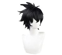 Kemono Jihen Anime Kabane Kusaka Cosplay Perruque Noir Cheveux Courts Résistant à la Chaleur Fibre Cheveux