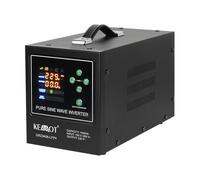 KEMOT Alimentation D'urgence PROsinus-1000-LFP4 Onduleur avec Forme D'onde Sinusoïdale Pure et Fonction De Charge 12V 230V 1000VA/700W