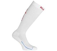 Kempa Webshorts Long Socks Homme, Blanc/Rouge, FR : XL (Taille Fabricant : 46-50)