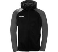 Kempa Handball Ambition 28 Veste à capuche Veste de sport pour hommes et garçons avec capuche doublée - polaire à l'intérieur - avec poches zippées