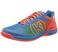 Kempa Attack Three 2.0, Chaussures de Handball Homme, Multicolore Kempablau Fluo Rot 01, 44.5 EU