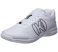 Kempa Attack Three 2.0 Chaussures de Sport, Chaussures de Handball, Chaussures de Fitness, Chaussures de Course, Chaussures de Sport Mesh Blanc - Taille 36 EU (3.5 UK)