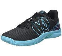 Kempa Mixte Attack Two 2.0 Chaussure de Handball, Noir/Aqua, 42 EU