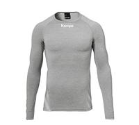 Kempa Attitude Longsleeve Homme, Dark Gris Melange, FR : L (Taille Fabricant : L)