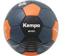 Kempa Buteo Ballon de Handball Ballon de Match et d'entraînement - adhérence optimale et adapté au Jeu avec résine - Ballon pour Enfants et Adultes, pétrole/Orange