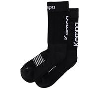 Kempa Chaussettes Logo Classic droite-gauche sport/tennis 1 paire Noir/Blanc taille 31-35
