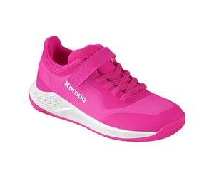 Kempa Chaussures de Handball pour Enfants Kourtfly - Chaussures d'intérieur avec Semelle Michelin - adhérence, stabilité et Confort optimaux avec Fermeture Velcro