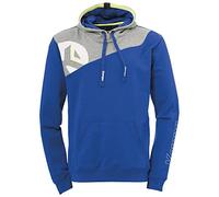 KEMPA - CORE 2.0 HOODY - Pull Handball - Doublure capuche - Poche avant - Bleu Roi/Gris Foncé Chiné - FR : XL (Taille Fabricant : XL)