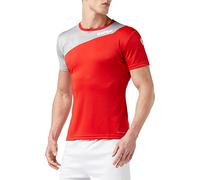 Kempa Core 2.0 Shirt Women Femme, Rouge/Dark Gris Melange, M