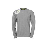 KEMPA - CORE 2.0 TRAINING TOP - Sweat Handball - Élastiques manches et taille - Logos Kempa - gris foncé chiné - S