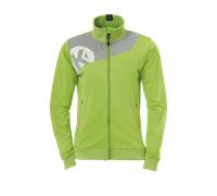 KEMPA - CORE 2.0 POLY JACKET WOMEN - Veste Handball - Poches latérales zippées - Élastiques manches et taille - vert espoir/gris foncé chiné