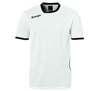 Kempa Curve Maillot Mixte Enfant, Blanc/Noir, FR : XXS (Taille Fabricant : 128)