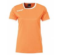 Kempa Curve T-Shirt, Femmes XXL Orange pâle/Blanc