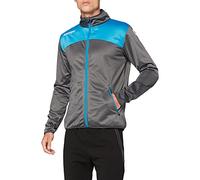 Kempa Emotion 2.0 Poly Jacket Sweatshirt Homme, Anthracite/Bleu, 4XL
