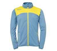 Kempa Emotion 2.0 Poly Jacket Sweatshirt Homme, Bleu-Jaune (Dove Blue/Lime Yellow), L
