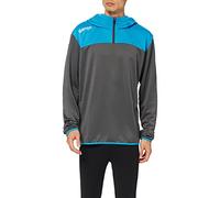 Kempa Emotion 2.0 Quarter Zip Hoody Type de Haut Enfant, Anthra/kempablau, 8-9 Ans