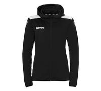 Kempa Handball Emotion 27 Veste à capuche femme Veste de sport pour femmes et filles avec capuche doublée - polaire à l'intérieur - avec poches zippées