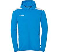 Kempa Veste de survêtement à capuche Emotion 27 – polaire à l'intérieur, poches zippées Bleu L