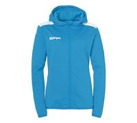 Kempa Femme Emotion 27 Hooded Jacket Women Veste De Sport, Bleu Kempa/blanc, S EU