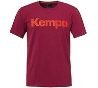 Kempa Graphic T-Shirt de Handball col Rond pour Homme, Homme, 200228311, Rouge foncé, 128