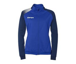 Kempa Handball Ambition 28 Poly Jacket Veste de sport Veste d'entraînement Veste de sortie pour femmes et filles - sans capuche avec poches zippées