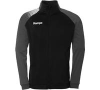 Kempa Handball Ambition 28 Poly Jacket Veste de sport Veste d'entraînement Veste de sortie pour hommes et garçons - sans capuche avec poches zippées