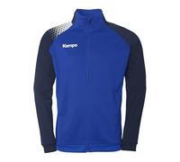 Kempa Handball Ambition 28 Poly Jacket Veste de sport Veste d'entraînement Veste de sortie pour hommes et garçons - sans capuche avec poches zippées