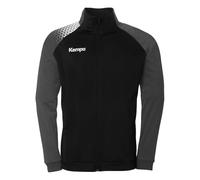 Kempa Handball Ambition 28 Poly Jacket Veste de sport Veste d'entraînement Veste de sortie pour hommes et garçons - sans capuche avec poches zippées