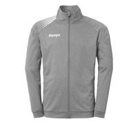 Kempa Handball Ambition 28 Poly Jacket Veste de sport Veste d'entraînement Veste de sortie pour hommes et garçons - sans capuche avec poches zippées