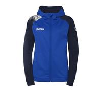 Kempa Handball Ambition 28 Veste à capuche Veste de sport pour femmes et filles avec capuche doublée - polaire à l'intérieur - avec poches zippées