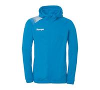Kempa Handball Ambition 28 Veste à capuche Veste de sport pour hommes et garçons avec capuche doublée - polaire à l'intérieur - avec poches zippées